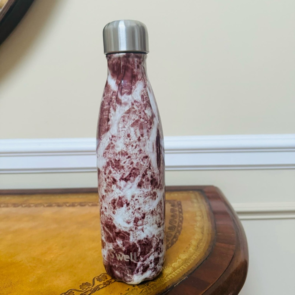 Swell Brown Marble 17 oz Stainless Steel Vacuum Insulated Hydration Water Bottle